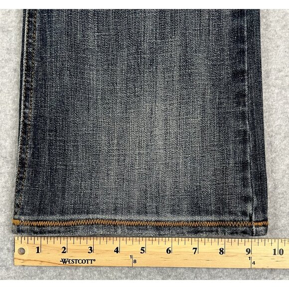 Kristian Alfonso Fleur de Lis Bootcut Jeans Women’s 14 Med Wash Stretch Denim - Picture 16 of 16